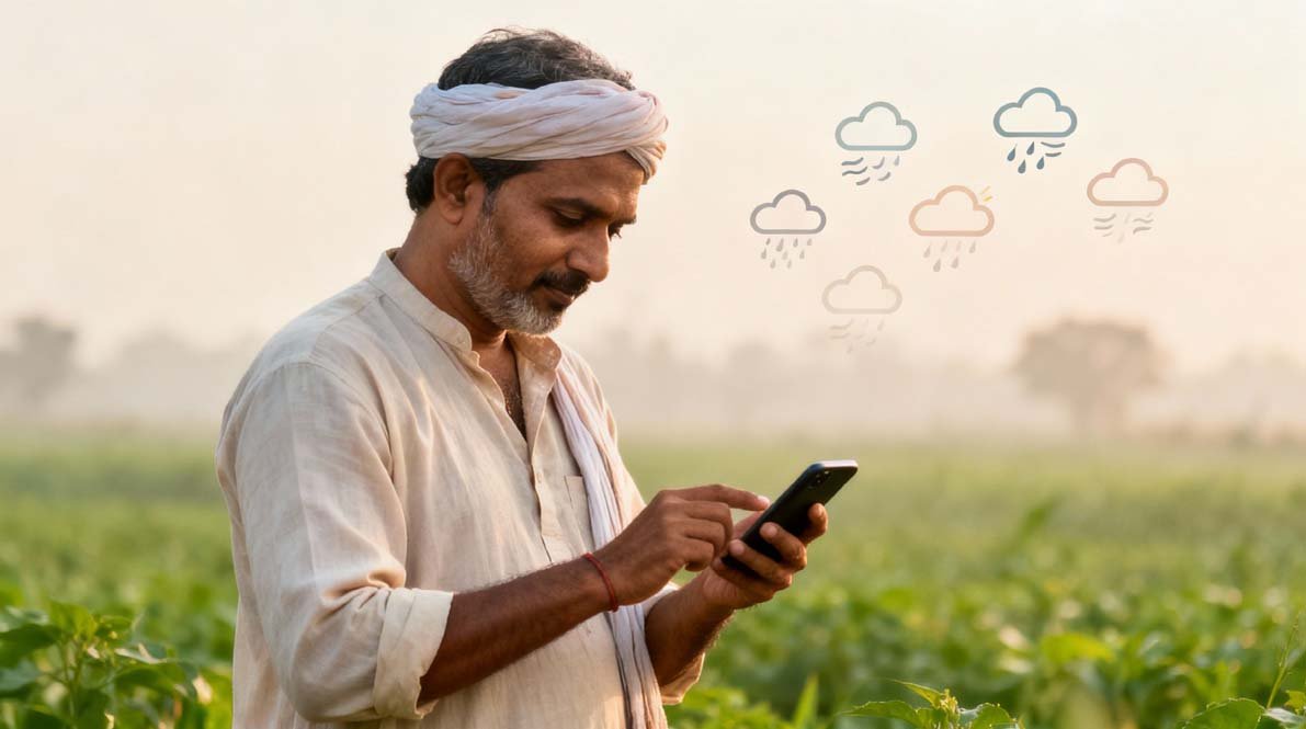 Meghdoot climate intelligence service providing hyperlocal weather insights and smart farming decisions for farmers