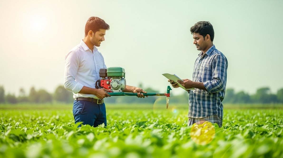 Smart crop advisory and digital farming guidance for farmers by Meghdoot