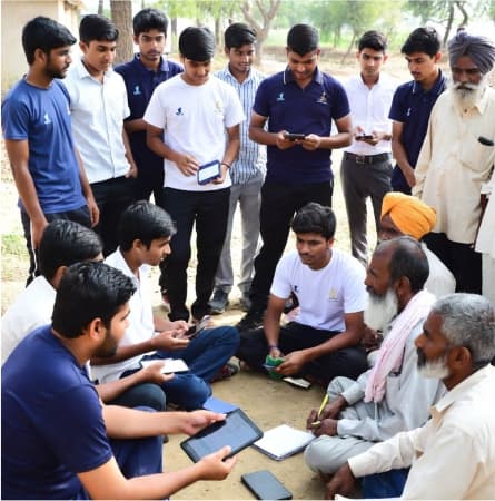 Meghdoot team collaboration working together on farmer first digital agriculture solutions