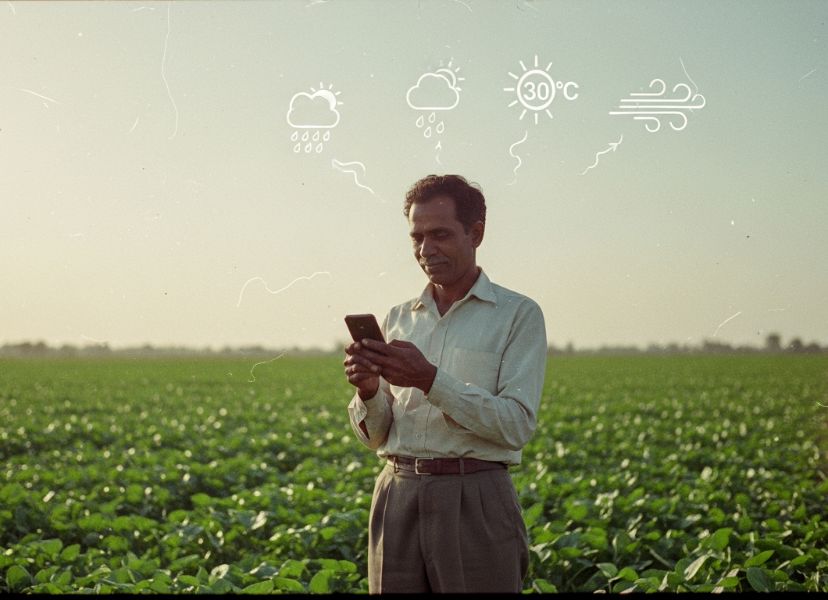 Meghdoot digital agriculture platform providing advisory, weather insights and market access for farmers