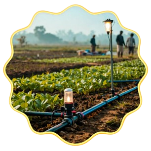 Smart irrigation technology improving water efficiency in agriculture